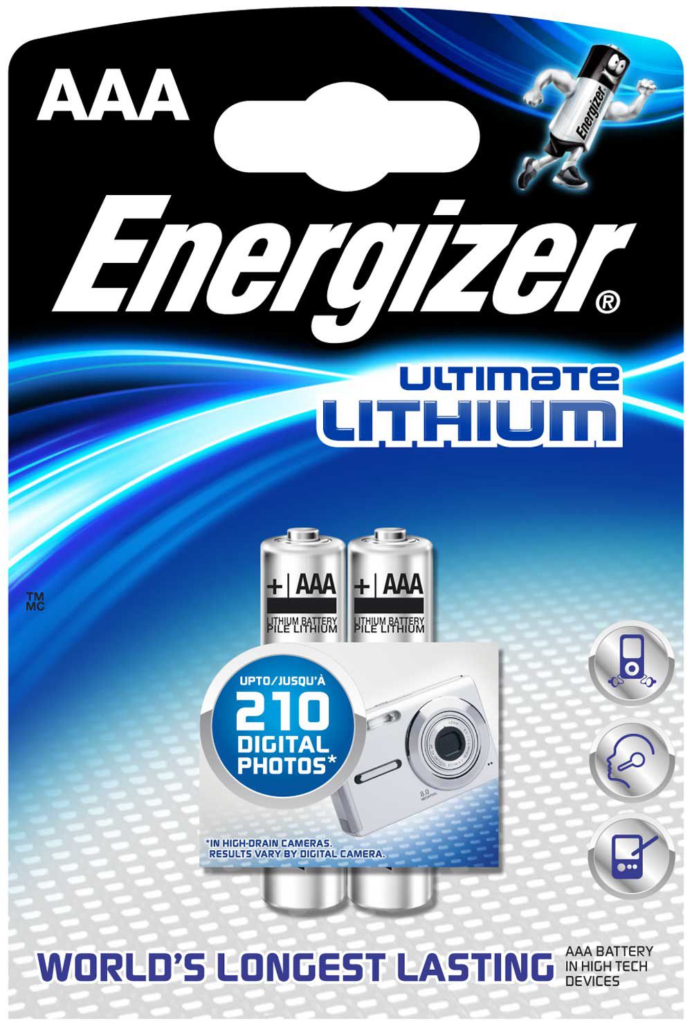 LITHIUM Batterie AAA, ENERGIZER