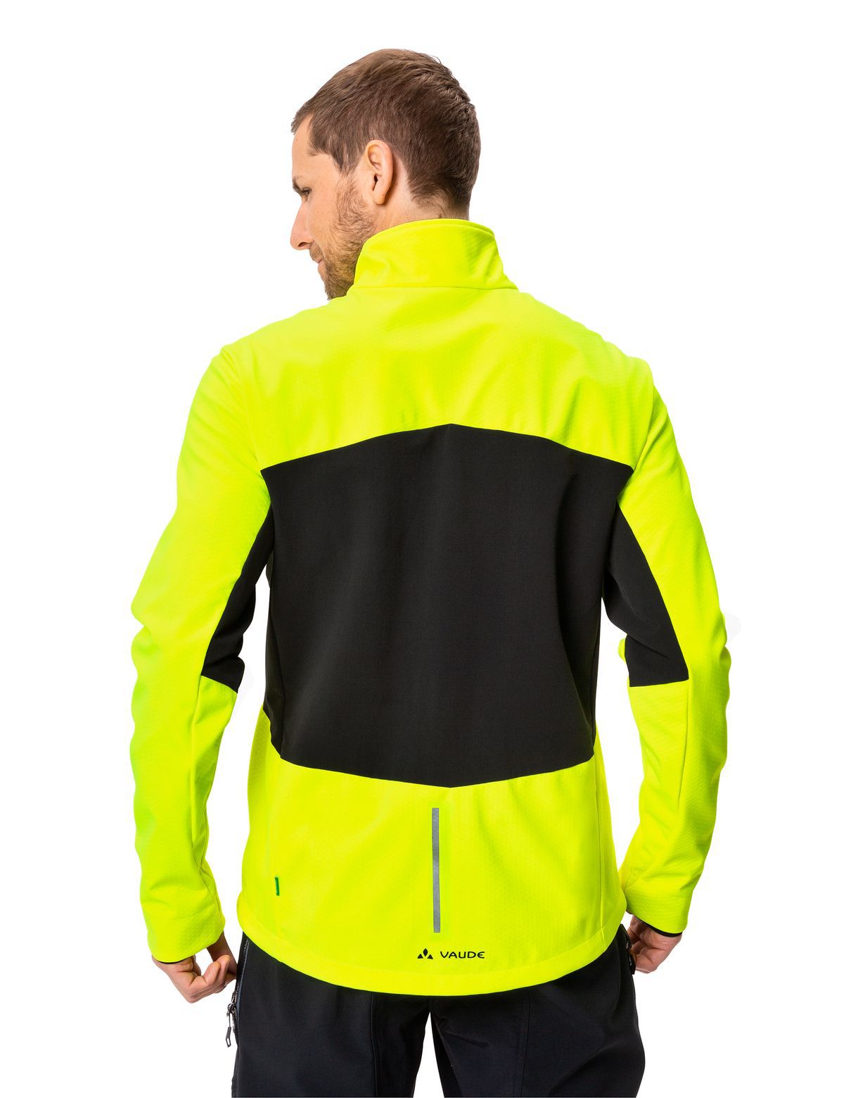 VIRT II Herren-Softshelljacke / neon yellow / L