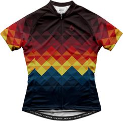 THE CLIMBER Damen-Kurzarmtrikot / dark / XL