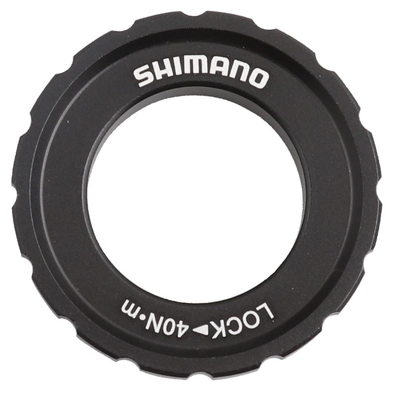 CENTERLOCK LOCKRING mit Aussenverzahnung für Steckachsen und Schnellspanner / schwarz