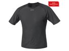 M GWS BASE LAYER Herren-Windstopper-Kurzarmshirt / black / M