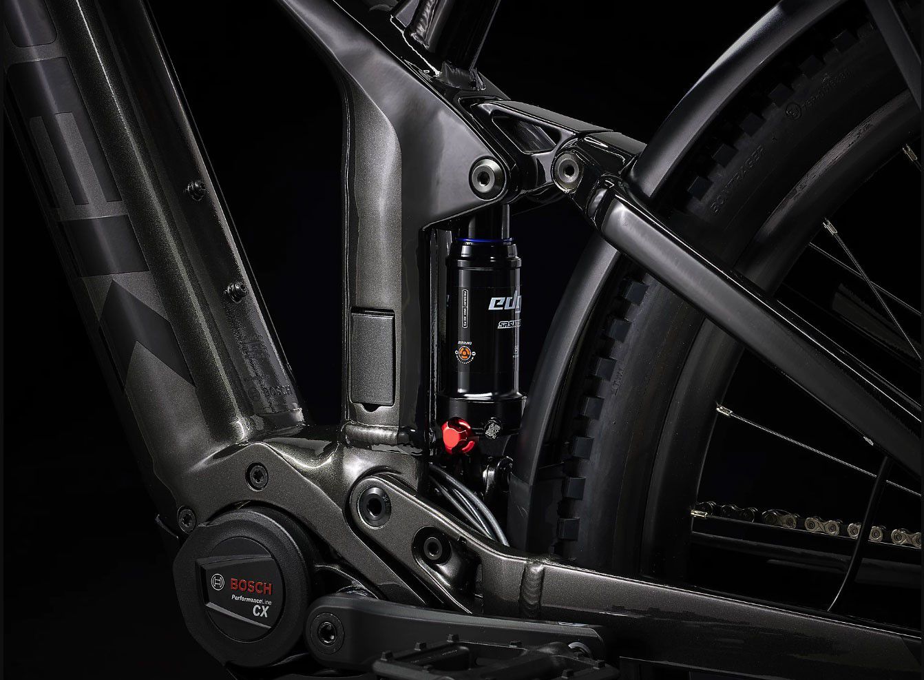 POWERFLY FS 4 EQ GEN3 Crossover E-Bike / matte dnister black gloss trek black / XS