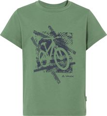 LEZZA Kinder-Kurzarmshirt / willow green/dark sea / 158/164