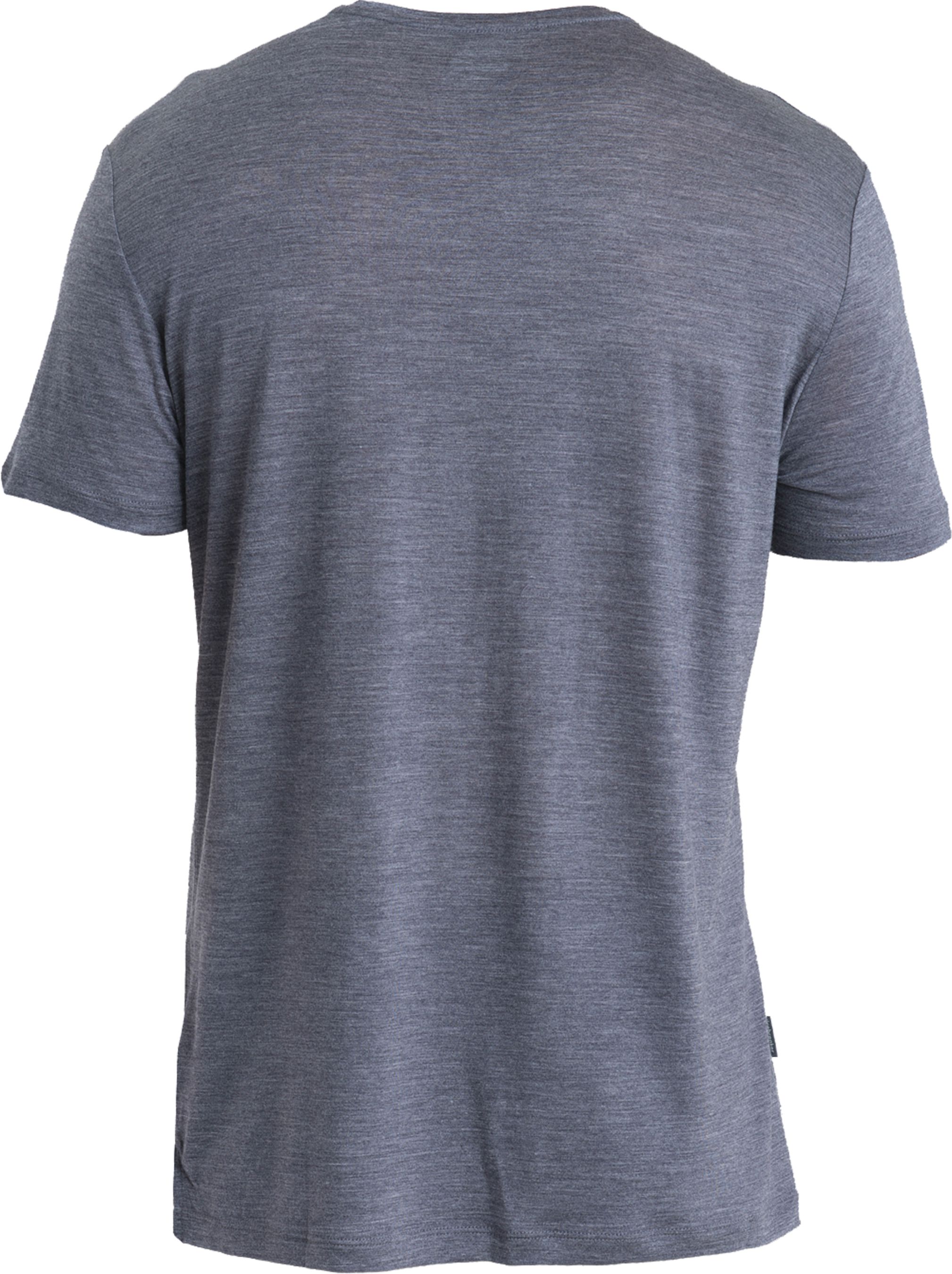 SPHERE III Herren-Merino-Kurzarmshirt / midnight navy hthr / XXL