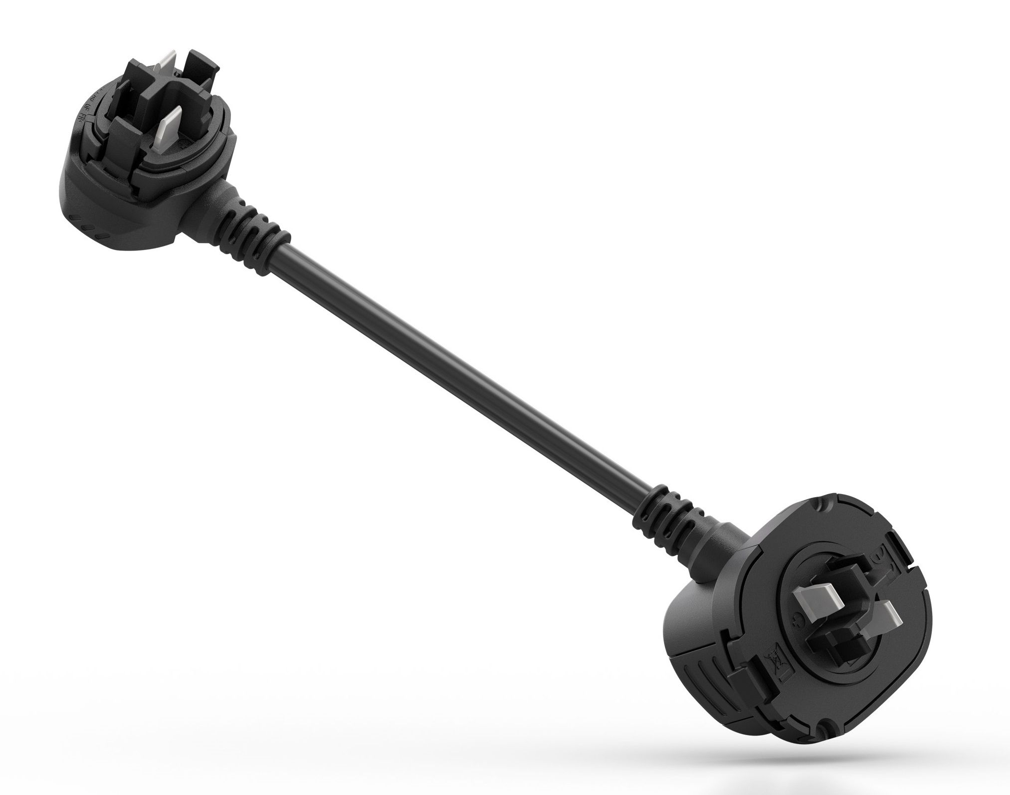 Bosch Kabelsatz PowerMore BCH392Y / schwarz / BCH3923, 550 mm, Richtung Akkuhalter