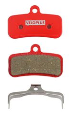 MAXPAD Bremsbelag für Shimano 4-Kolbenbremsen / rot / organisch