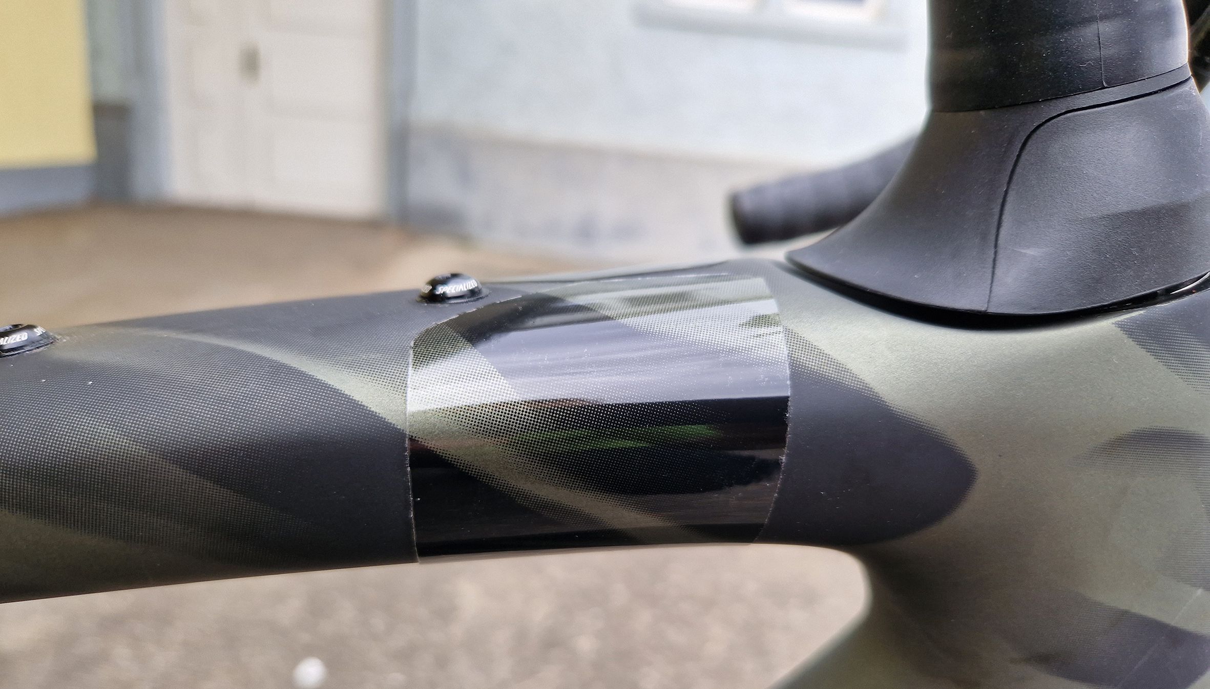 BIKESAVER Rahmenschutz-Folie aus PU / transparent / MATT
