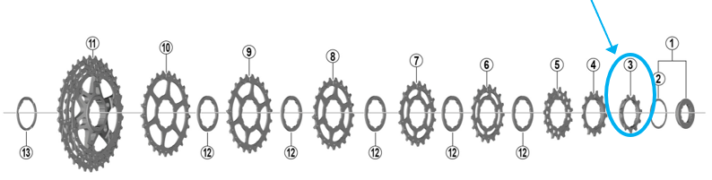 Zahnkranz CS-HG700-11 / 11