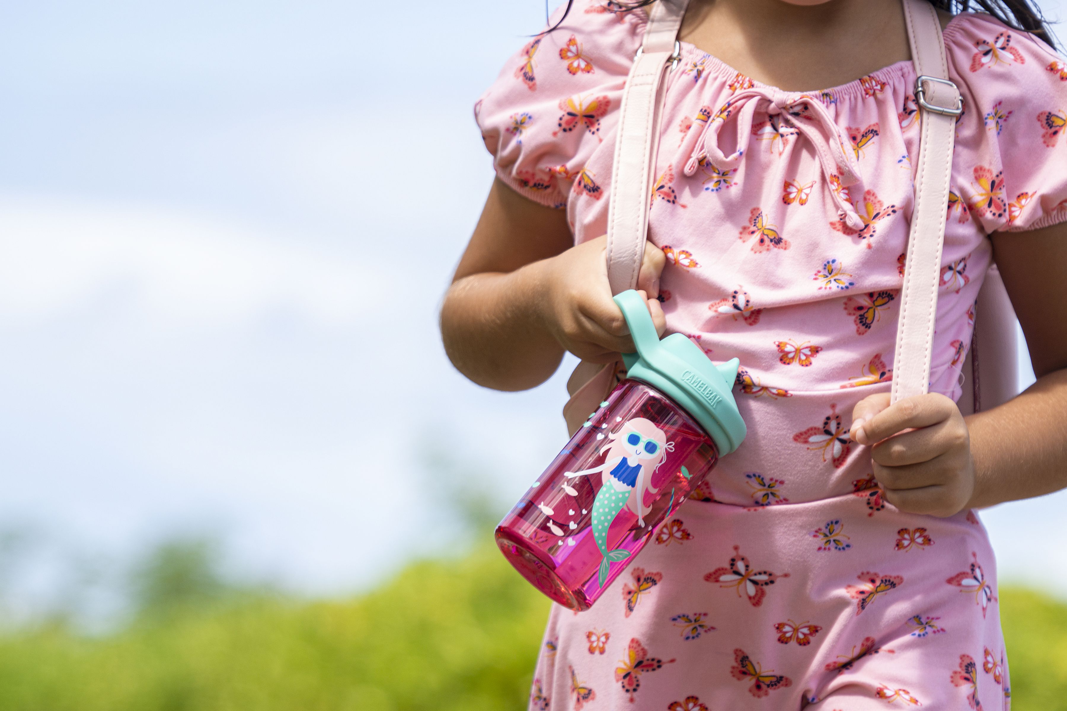 THRIVE FLIP STRAW Trinkflasche KIDS / mermaid / Kids 4dl