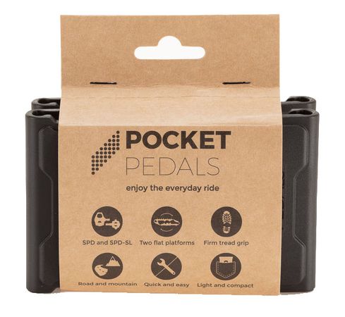 POCKET PEDALS SPD/SPD-SL / schwarz