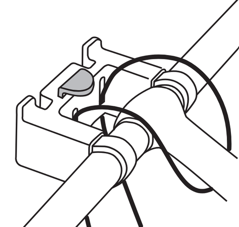 ERSATZTEIL-SET für Lenkeradapter / schwarz