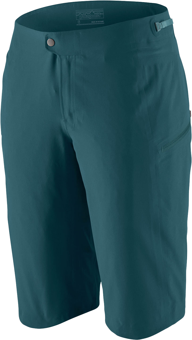 DIRT ROAMER Damen-Bikeshorts / tidal teal / L=10