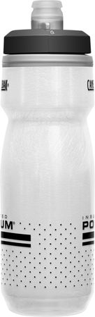 PODIUM CHILL 6.2dl, transparent/schwarz. Kühlflasche / transparent weiss / 6.2dl