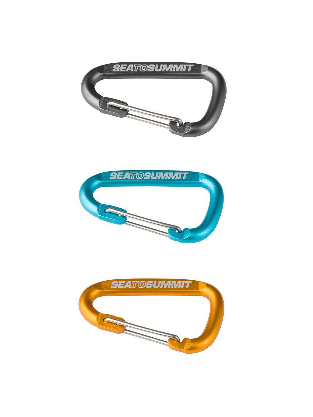 Multifunktions-Karabiner SET / multicolor / Klein, 3er Set
