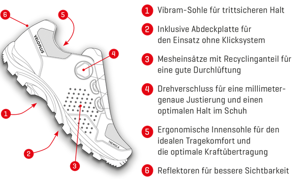 TREMOLA 2.0 Veloschuhe / anthracite oat / 47