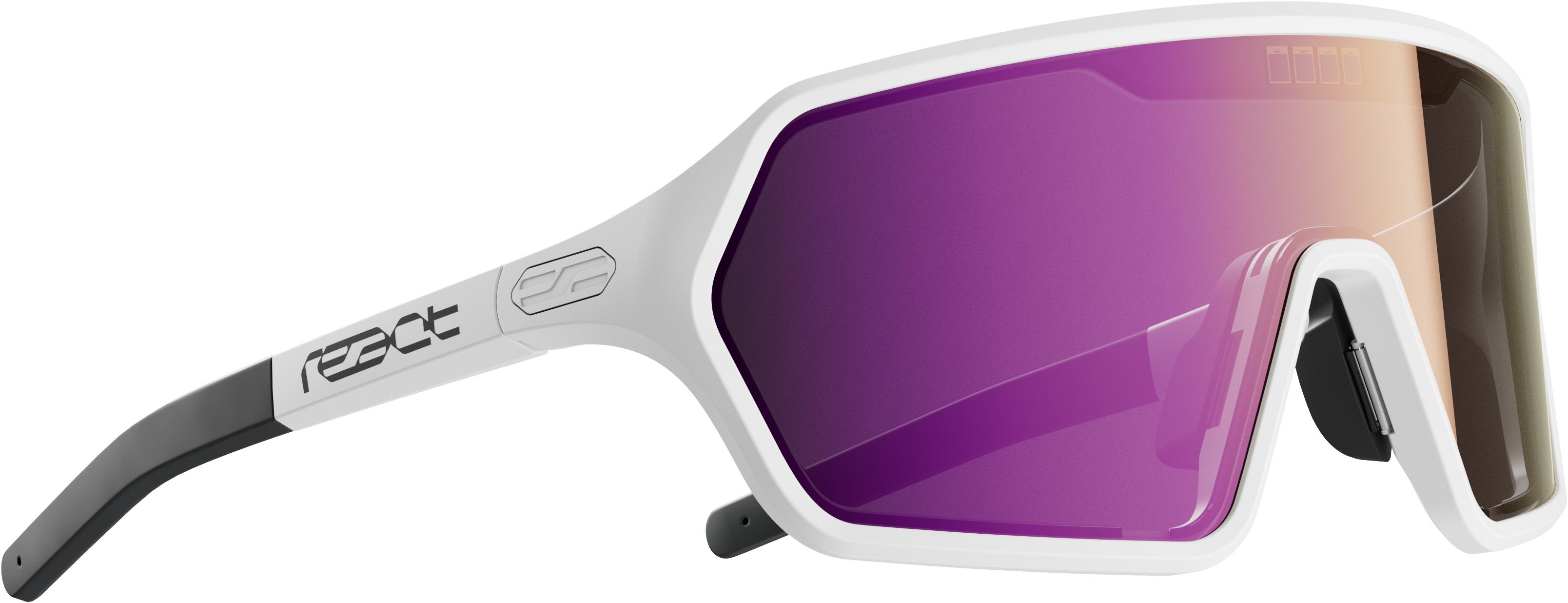 REV Sportbrille / nova white / S