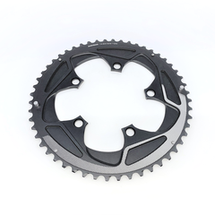 Chainring Rival22 110BCD Non-/Hidden-Bolt (52-36) / silver / 110x52T