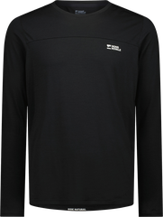 DIVERSION Herren-Merino-Langarmshirt / black / L