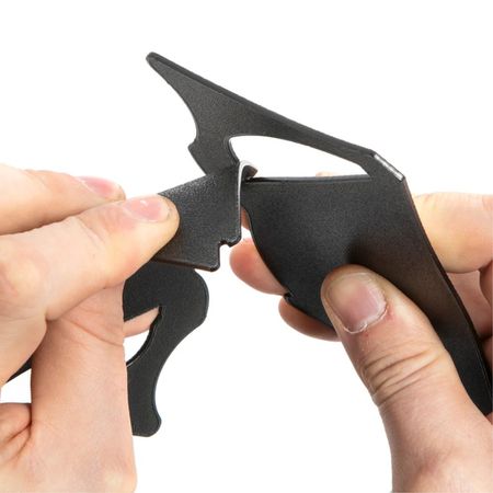 Coffee Dripper / schwarz / 14 x 28.5 x 0.3 cm