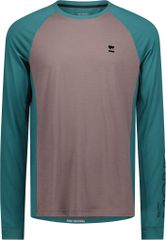 TARN Herren-Merino-Langarmshirt / iron/abyss / M