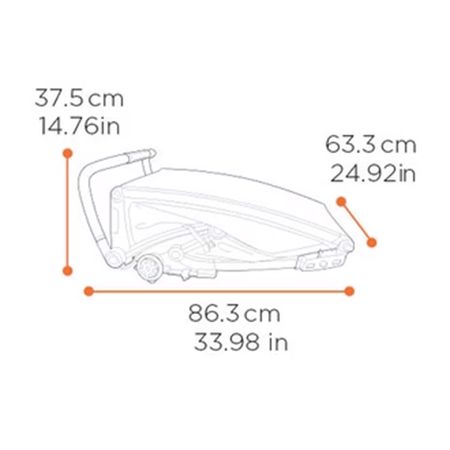 THULE CHARIOT SPORT 1 Gen. 2 Kinderanhänger / alu/yellow