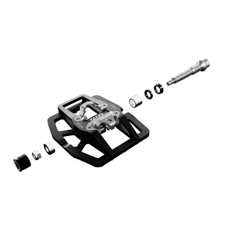 TWO-FACE2 Kombipedale / schwarz / 98 x 105mm