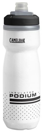PODIUM CHILL 6.2dl, transparent/schwarz. Kühlflasche / transparent weiss / 6.2DL