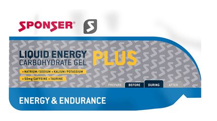 LIQUID ENERGY PLUS Gel Nature mit Koffein, Beutel 35g / NATUR