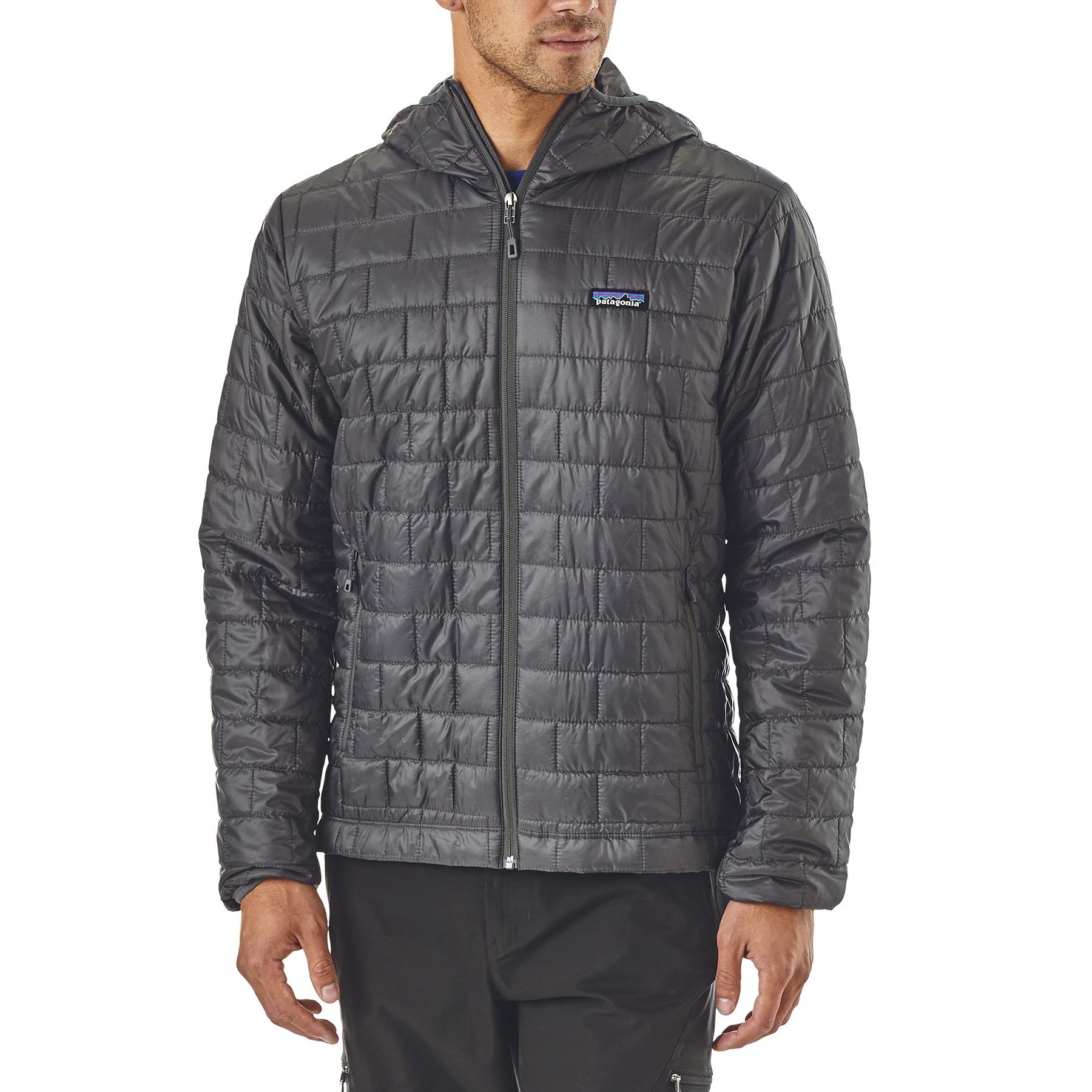 NANO PUFF Herren-Loftjacke / forge grey / S