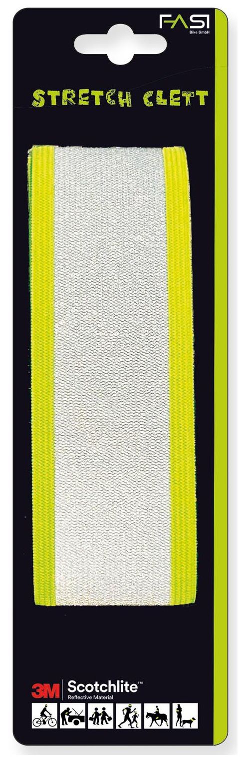 Stretch Clett Reflexband / gelb