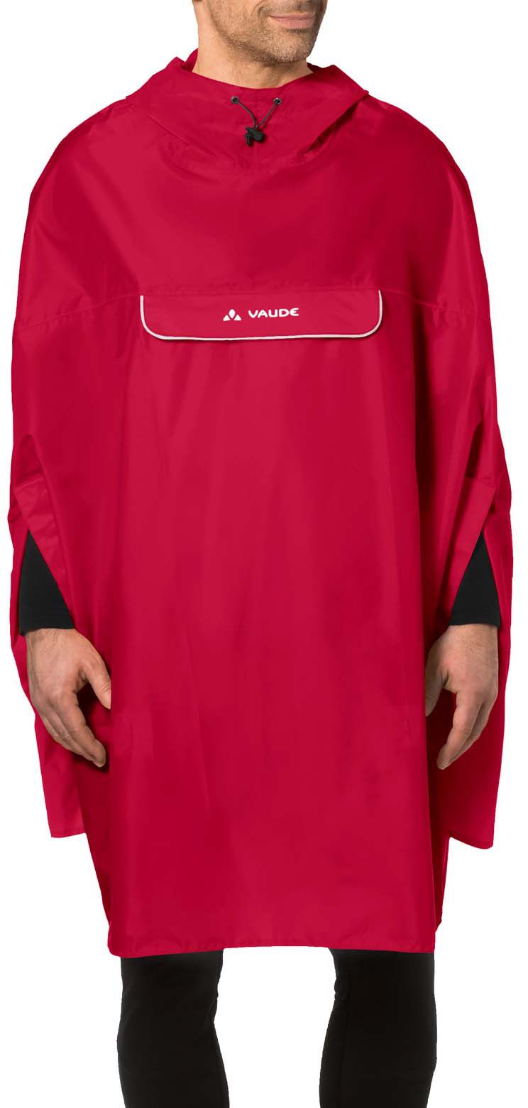 VALDIPINO Unisex-Regenponcho / indian red / S