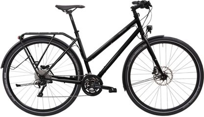 AMBER ROAD TRAPEZ SELECT 22.1  Tourenvelo / schwarz glänzend / L