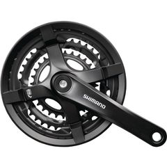 FC-TY501 Triple-Kurbelgarnitur 6/7/8-Gang / schwarz / 170mm / 48x38x28
