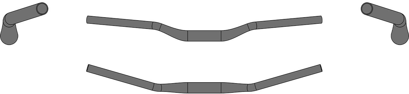 ERGO PLUS SERIES Lenker / schwarz / 31.8mm