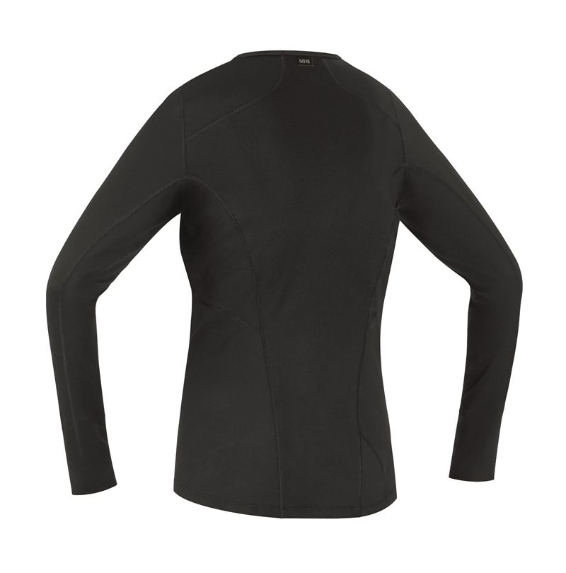 M BASE LAYER THERMO Damen-Langarmshirt / schwarz / 34