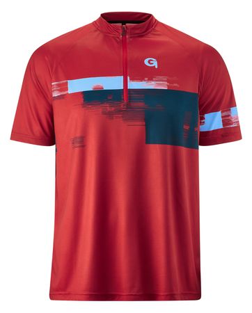 AVISIO Herren-Kurzarmtrikot / chili pepper / S