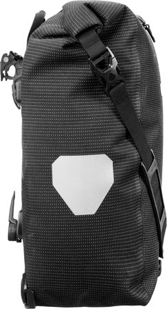 BACK-ROLLER HIGH VISIBILITY Hinterradtasche (Single) / black reflective / 20 L