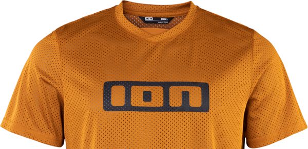 LOGO Herren-Kurzarmshirt / rocky orange / S