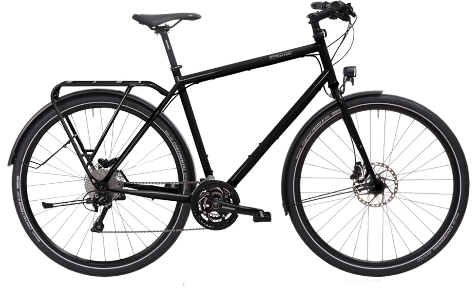 AMBER ROAD SELECT 3.1 Tourenvelo / schwarz glänzend / L