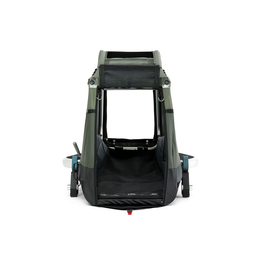 DOG ENNA Hundeanhänger / moss green / L