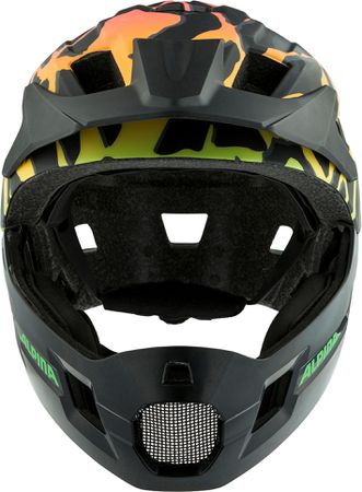 RUPI Kinder-Vollvisierhelm / fading-neon matt / onesize (50-55cm)