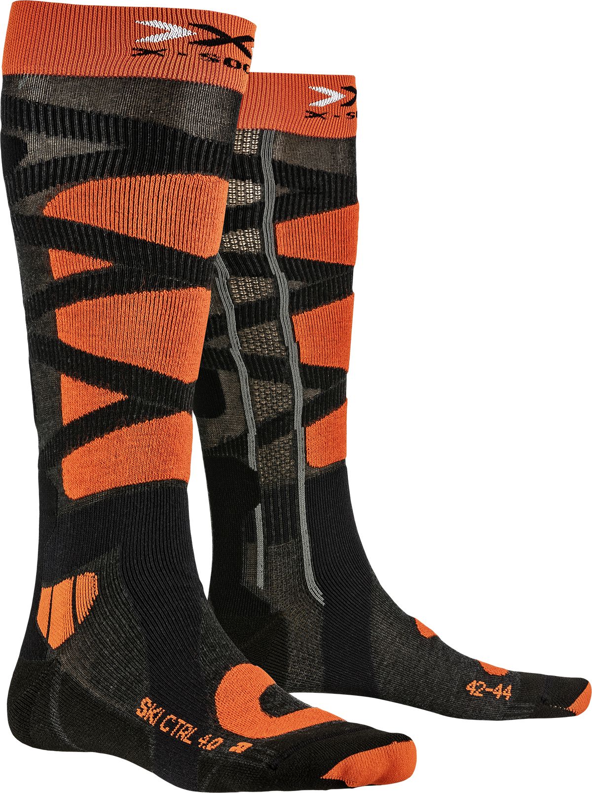 Ski Control 4.0 / Anthracite Melange/X-Orange / 45-47
