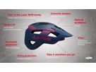 LAZER Unisex MTB Chiru MIPS Helm matte / matte blue pink / M