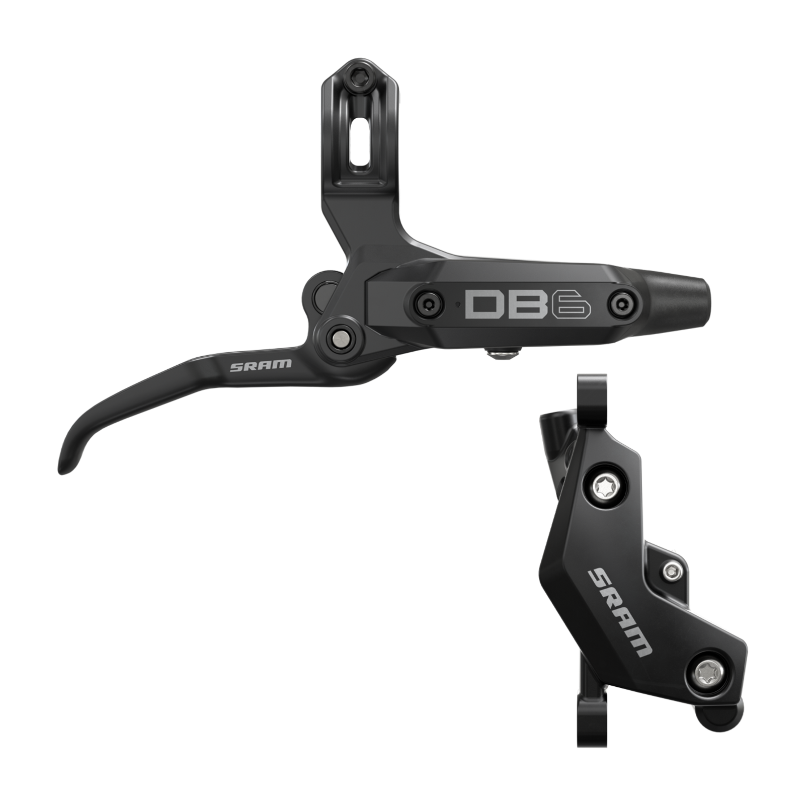 Disc Brake - DB6 / diffusion anodized black / left/2000mm