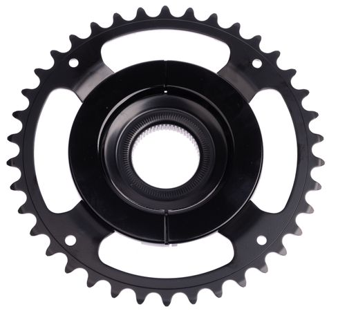 Kettenblatt STEPS CR-ET600 / schwarz / 38 Zähne, ohne