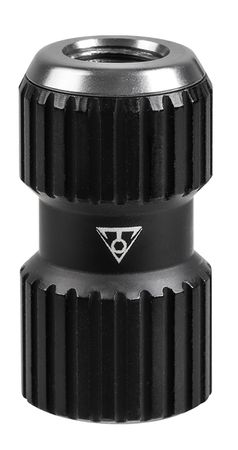 NANO AIRBOOSTER, CO2-Adapter / black / PRESTA-/SCHRADER-VENTIL