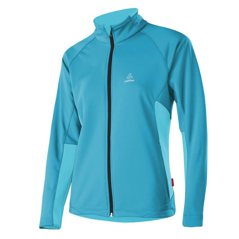 WARM GTI WS Damen-Softshelljacke / türkis / 36