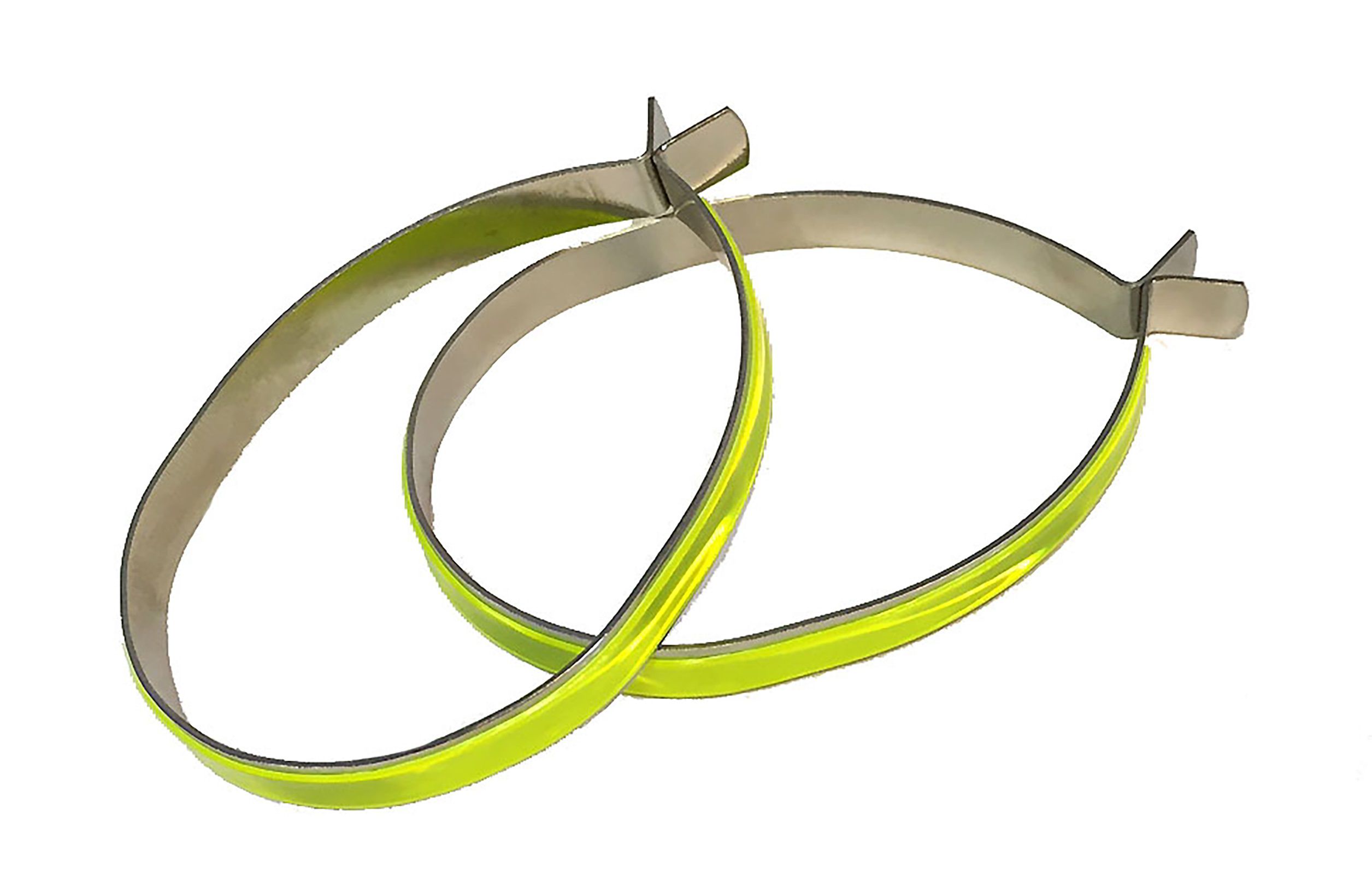 HOSENSPANGE Hosenklammern (Paar) / gelb reflektierend