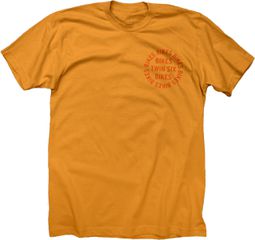 BIKES Herren-Kurzarmshirt / golden yellow / S