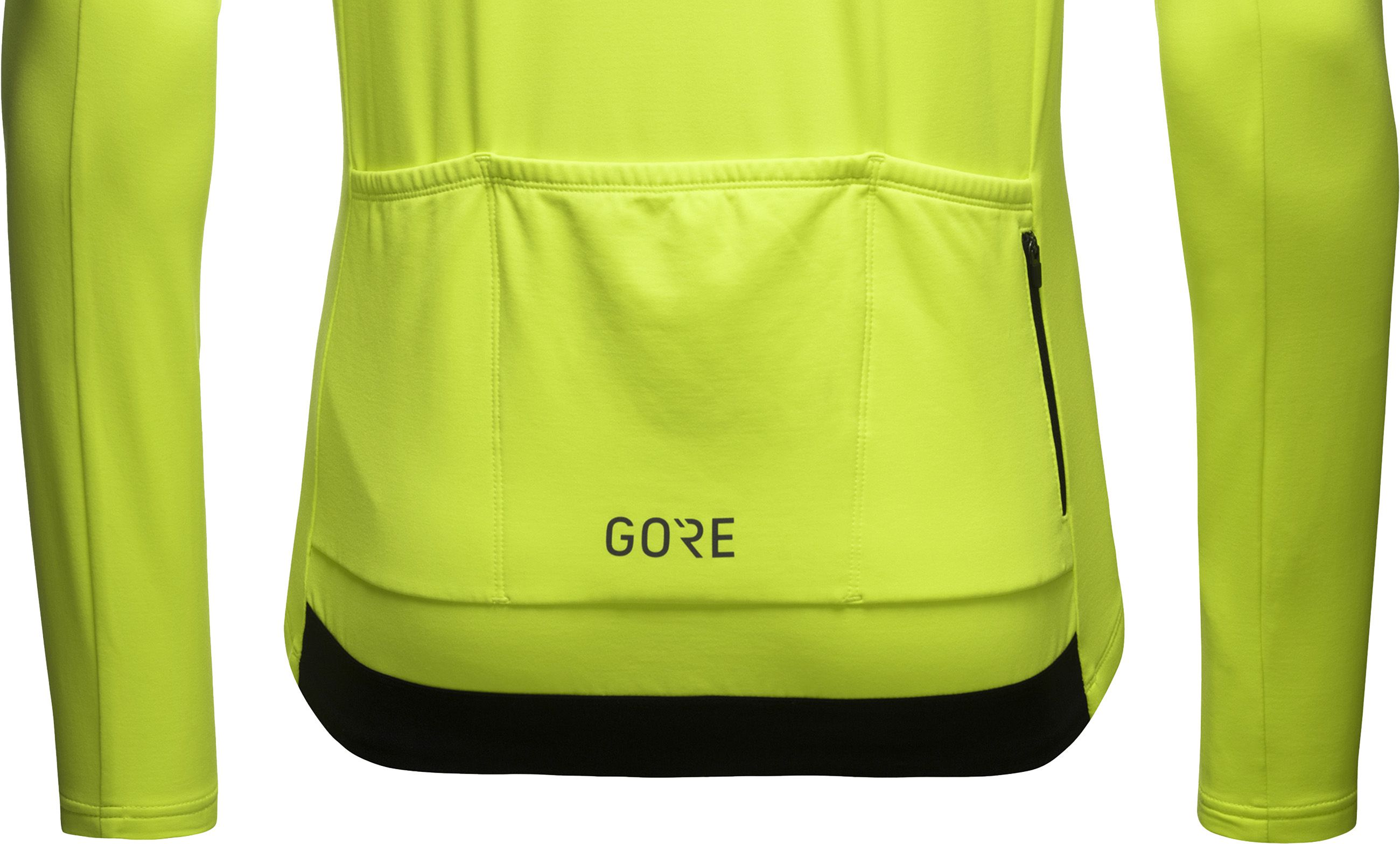 C3 THERMO Herren-Thermo-Langarmtrikot / neon yellow / M